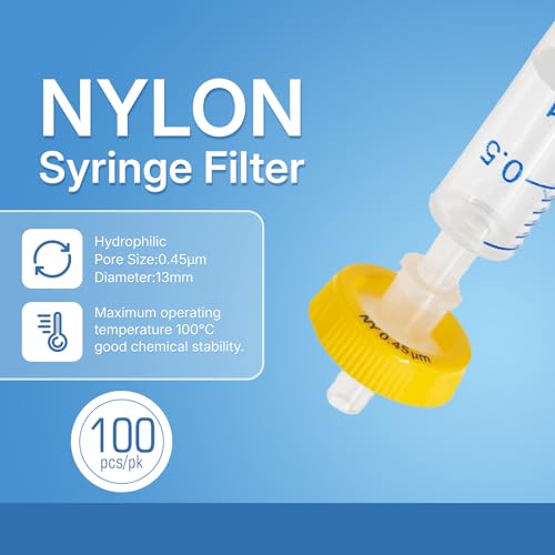 Image of Syringe Filters NY 13 mm 0.45 um Non Sterile 100 /pk