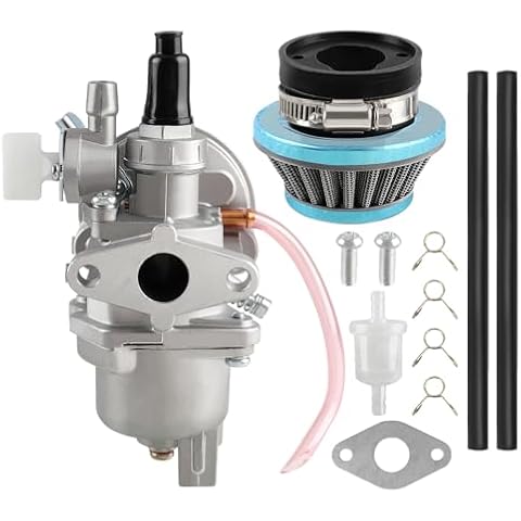 AUTOKAY Carburetor for COOLSTER QG50 DB49A 2 Stroke Pocket Bike Carb 49cc MTA1 MTA2 CA14 Cover