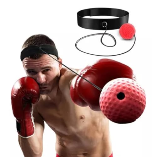 Bola Punching Ball Para Treino Boxe Treinamento De Reflexo e Velo...