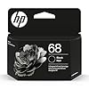 HP Cartucho de tinta negra 68 | Funciona Envy 6100e, serie 6500e | Elegible para tinta instantánea | 7FP21TN