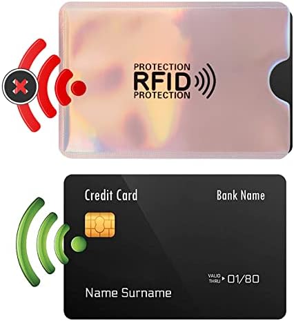Cobee Kolorowe etui na karty kredytowe blokujące RFID, 9 sztuk uchwytów na karty RFID, ochraniacze na karty kredytowe, bezpieczne etui na karty, ochraniacz na karty identyfikacyjne dla kobiet i mężczyzn, wielobarwny, Kolorowe etui na