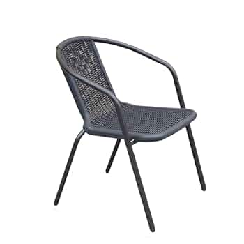 人工ラタン ガーデンチェア スタッキングチェア　　籐風 ラタン風 スタッキングチェア」 | JUICY GARDEN