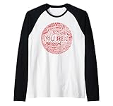 Nottingham Forest rojo tipografía fútbol Camiseta Manga Raglan