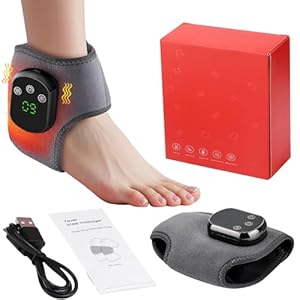 Neamova 3-In-1-FußMassager | 3-In-1 MassagegeräT FüR Schmerzfreie Und Vitale Beine- Foot Massage, Portable Cordless Ankle Massagers With 5 Heat Settings 3 Vibration Modes (1)