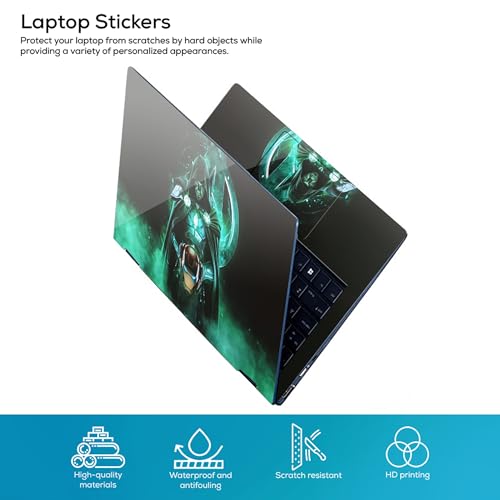 Image of Full Body Laptop Skin Bubble-Free| Laminated| Removable| HD Quality Sticker for Laptops Upto 15.6 Inches Compatible with Hp /Dell /Acer /Lenovo /Asus etc.(DSGN-223)