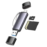 UGREEN SD Card Reader USB C USB 3.0 External Memory Card Adapter Type C OTG Card Adaptor for SD/Micro SD/TF/SDXC/SDHC/MMC Cards Compatible with iPhone 16/15 Pro Max, Galaxy S24, iMac, MacBook, iPad