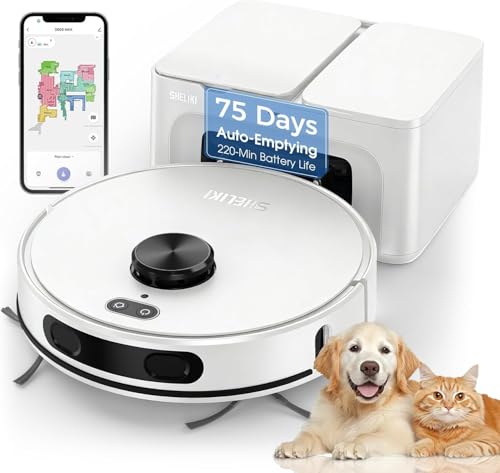 Robot Vacuum and Mop Combo D60S MAX