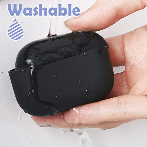 Cozihom 6 stuks AirPods Pro Case Cover, siliconen beschermende huid, compatibel met Apple AirPod Pro, schokabsorberende… - Afbeelding 6