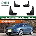 4PCS Car Mud Flaps Splash Guards Mudguards Car Mud Flaps Compatible with Audi A4 B8 4-Door Sedan 2008 2009 2010 2011 2012 2013 2014 2015