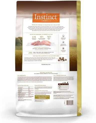 Instinct Ultimate Protein Grain Free Cage Free Chicken Recipe Natural Dry Cat Food, 10 lb. Bag - image 2