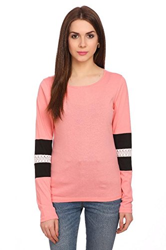 Buy Fashionet Women's Stylish Full Sleeves Top( Baby Pink Colour) at  Amazon.in