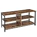 Produktbild VASAGLE TV-Schrank, Fernsehtisch, TV-Regal, Lowboard mit 4 Regalebenen, offene Fächer, Wohnzimmer, 110 x 40 x 50 cm, Industrie-Design, Vintage, Dunkelbraun LTV37BX