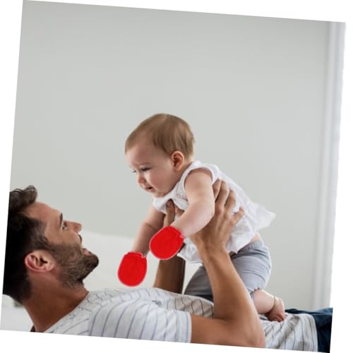 Gatuida 6 Pairs Newborn Cotton Mittens Anti-Scratching Infant Gloves for 0-6 Months Soft and Breathable Baby Mittens Mixed Styles for Boys and Girls2