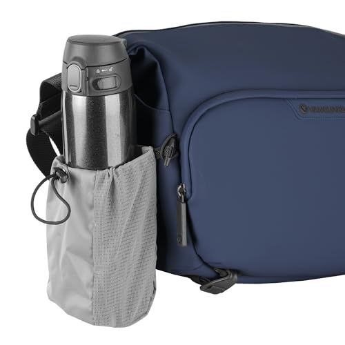 Image of Vanguard VEO Lite S7L Camera & Everyday Shoulder Bag (Navy) - Fits Mirrorless Camera + Multiple Lenses, Tablet Storage, Removable Dividers, Easy-Clean Water-Resistant Design