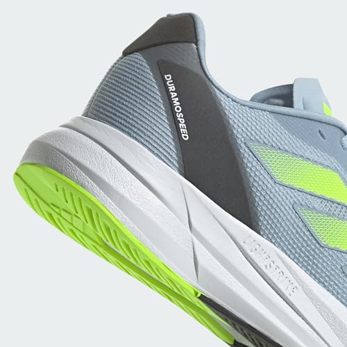 Image of adidas Mens Duramo Speed Running Sneakers Shoes - Blue