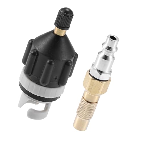 Motoforti Universal Paddle Board Valve Adapter, M8x0.7, Metal ABS, Black, 1 Set