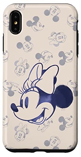 Coque iPhone XS Max Disney Minnie Mickey vintage retro