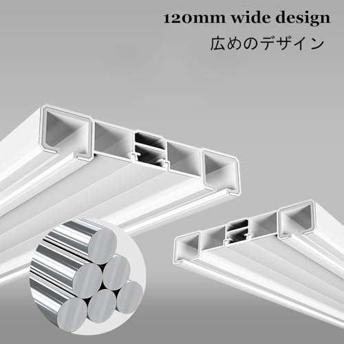 Double rangée de rideaux de plafond pour salon et chambre