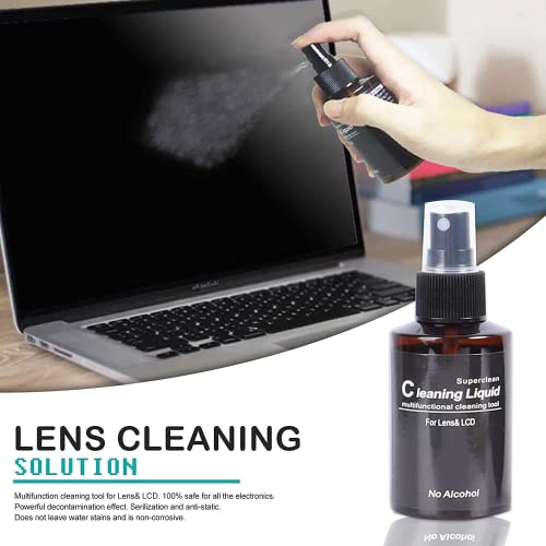 Cleaning Kit For Laptop,Pc Tv Screen Microfiber Cleaning Cloth Swabs & Case For Electronic Devices, Camera Lens Cleaning, With Storage Box (12Pcs) #TOP2