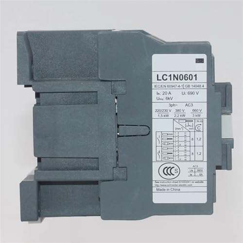 Contacteur 3P 6A LC1N0601E7N bobine 48V à commutation rapide