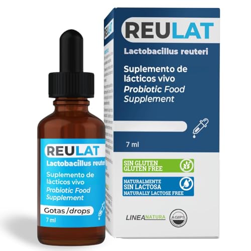 Fermentos Lácticos Probióticos Niños Mujer Hombre Sin Lactosa Para Intestino Con Lactobacillus Reuteri Reulat Gotas Cólicos 7ml Agips