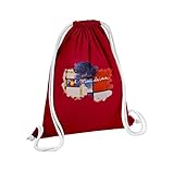 Fabulous Sac de Gym en Coton Rouge Mondrian Signature Peinture Peintre Artiste Cubism Abstract De Stijl 12 Litres