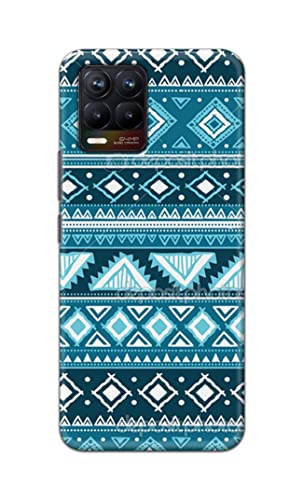 Image of PRINTFIDAA Coloured Tribal Pattern Hard Back Cover for Realme 8 / Realme 8 Pro Back Cover -(P6) KAT1008