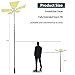 Conpex 15000lm LED Telescopic Camping Lights Portable Outdoor Camping Light Telescoping Pole Fishing Light at Night Flood Light Super Bright Emergency Light Backyard Lighting