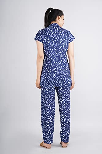 Image of Women's Rayon Printed Night Suit Set