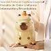 Imagen de Capibara Regalos Mujer Lindas tazas de café de cerámica de Capybara tazas de té kawaii con tapa taza divertida regalo único de cumpleaños Navidad para mujeres hija amigos regalos de San Valentín