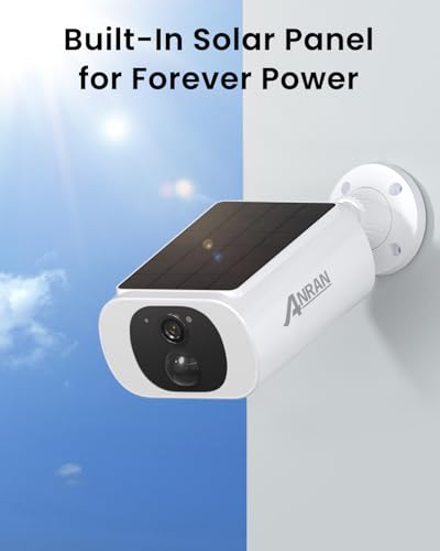 image for ANRAN 2K Solar Security Camera Wireless Outdoor, C3 2-Cam Pack & 2K Ca