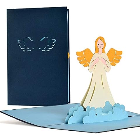 Diese-Klappkarten Guardian Angel Christening Card Cover