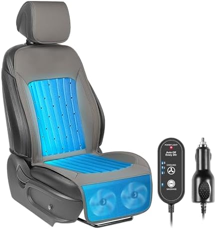 2026 Cooling Car Seat Cover Front Seat, 12V-24V Ventilated Coolin...