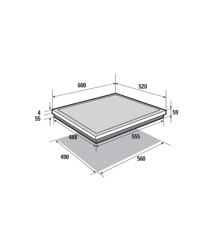 Sauter J39089363-008 Plaque de Cuisson Induction, Noir