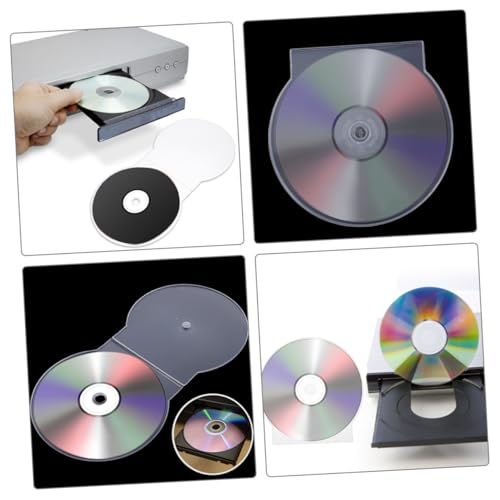 UTHCLO 50個 加厚透明プラスチック収納ケース 大容量ディスクホルダー 傷防止 軽量ポータブル 保護用 家 旅行用