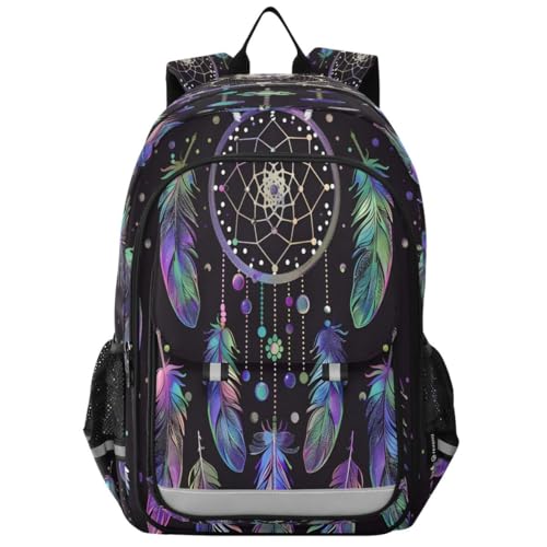 Sac à dos école robuste et imperméable violet pour fille