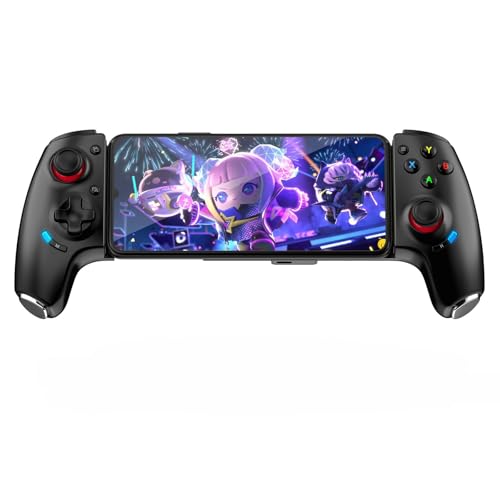 ‌Wireless Bluetooth Game Controller for Switch/iPhone/Android - Hall Effect Joystick & Triggers - Compatible with Zenless Zone Zero, Genshin Impact, Call of Duty Mobile - Ergonomic Phone Controller