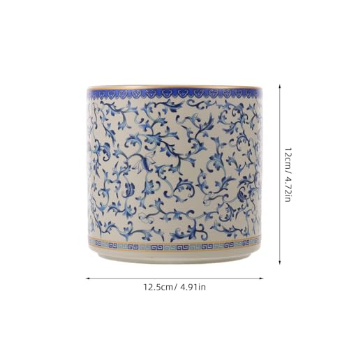 Cendrier en céramique vintage rond grand format pour table basse