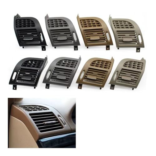 Grille climatisation W211 pour tableau de bord central Mercedes Classe E 2003-2008 - 5