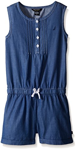 Nautica Girls' Chambray Romper