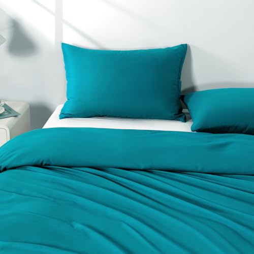 Image of King Size Zipper Pillow Cases Set of 2,Freshwater Blue,20x36 Inches