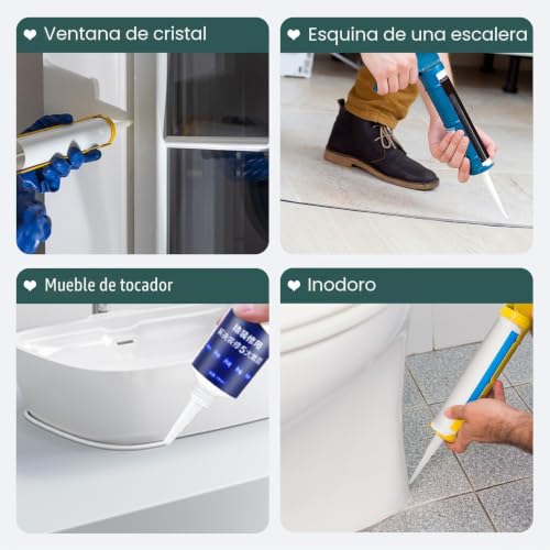 Miniatura 7 de 60 Piezas Boquillas De Silicona Para Cartuchos, Boquillas De Silicón, Boquillas De Reemplazo Para Cartuchos De Silicona, Boquillas Para Pistola De Sellado Y Masilla