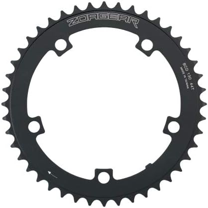 Single Speed Chainring 130 BCD 44 Teeth Track Fixed Gear Bike Black