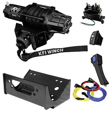 Kit Combo KFI AS-50 Winch Assault 5000lb con accesorios miniatura 1