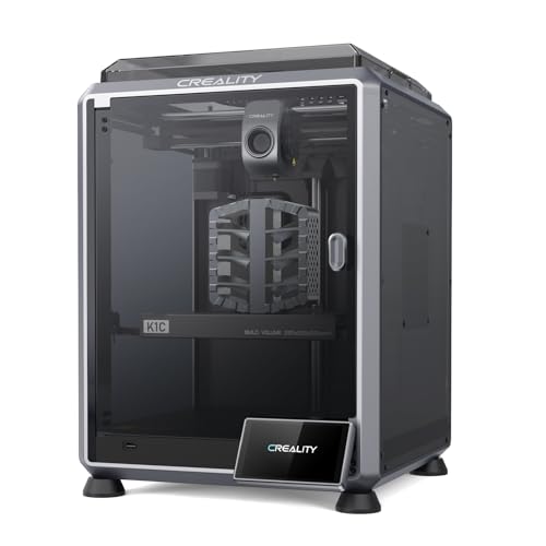 Creality K1C Imprimante 3D, Haute Vitesse 600mm/s, Nivellement Automatique avec CamÃ©ra AI, Prend en Charge Les Filaments en Fibre de Carbone, 220x220x250mm pour DÃ©butants Famille Ãcole