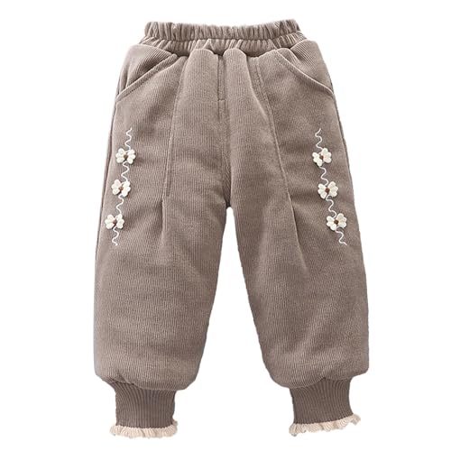 Fleece Sweatpants for Toddler Boys Girls Trendy Fashion Wide Leg Elastic Waisted Jogger Pants Cute Warm Runing Pants 1-5 Year