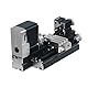 ZHRUI Mini-Drehmaschine aus Metall, 36 W, 20.000 U/min, didaktische Mini-Drehmaschine für Hobbyisten, Holzbearbeitung, Handwerk