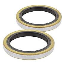 12192TB - 2,000-2,200 lbs Trailer Axle Hub Wheel Grease Seal, Double Lip, 1.249 in x 1.983 in x 0.25 in ID x OD x Width - 2 Pack