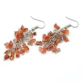 BOUCLE Miracles Minéraux  boucles d\'oreille en pierre naturelle création artisanale Modèle et pierre au choix (\