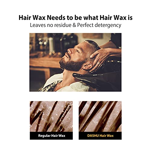 Dashu Premium Ultra Holding Power Wax 3.5Oz – Extra Strong Hold Without Shine, Easy To Wash, Styling Hair Wax, Mens Hair Styling Products, #TOP2